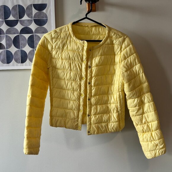 Oodji • yellow puffer jacket - Picture 1 of 7